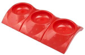 Миска для кошек КОТЯУС СМОЛ тройная 3*140мл