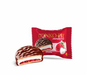 Печенье-Сендвич Dessert Donko-Pie с маршмеллоу и малиновым джемом 1,5кг