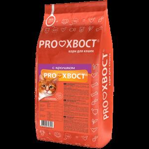 Сухой корм для кошек Прохвост "Кролик", 10кг