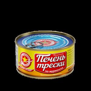 ВК Печень трески по-мурмански 185г 1*24 ключ