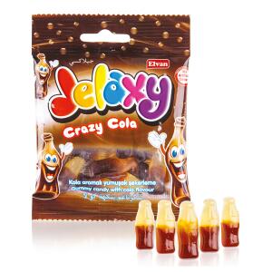 Jelaxy Crazy Cola Жев.мармелад с фрукт.соком Сумасшедшая Кола 80г