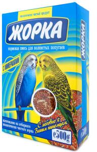 Жорка Корм для Волнистых попугаев Минералы 500г