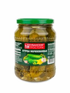 Огурцы маринов. Кубанские Просторы ГОСТ 670г (ст/б твист 1*8)