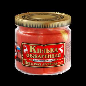 ВК Килька обжар. в том.соусе 260г стекло 1*12