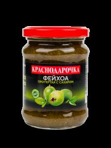 Протертая с сахаром Фейхоа Краснодарочка ГОСТ 280г 1*12