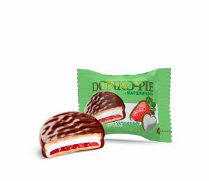 Печенье-Сендвич Dessert Donko-Pie с маршмеллоу и клубничным джемом 1,5кг