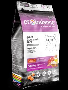 Probalance Gourmet Diet с говядиной и ягненком д/взр.кош 1,8кг