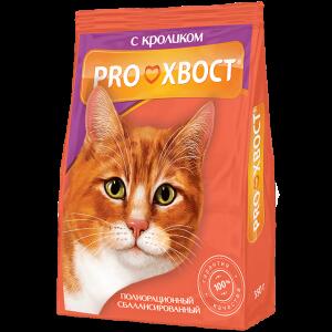 Сухой корм для кошек Прохвост "Кролик", 350г