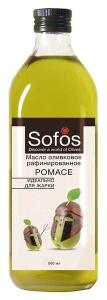 Масло оливковое рафинир.Sofos Помас 500мл ст/б 1*12 Португалия