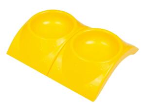 Миска для кошек КОТЯУС СМОЛ двойная 2*140мл