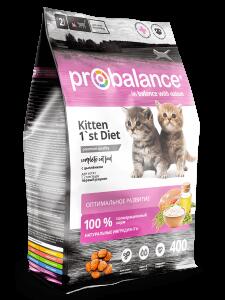 Probalance "1`st Diet Kitten" корм для котят, 400г