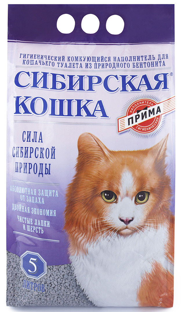 Сибирская Кошка Прима 5л комкующ.